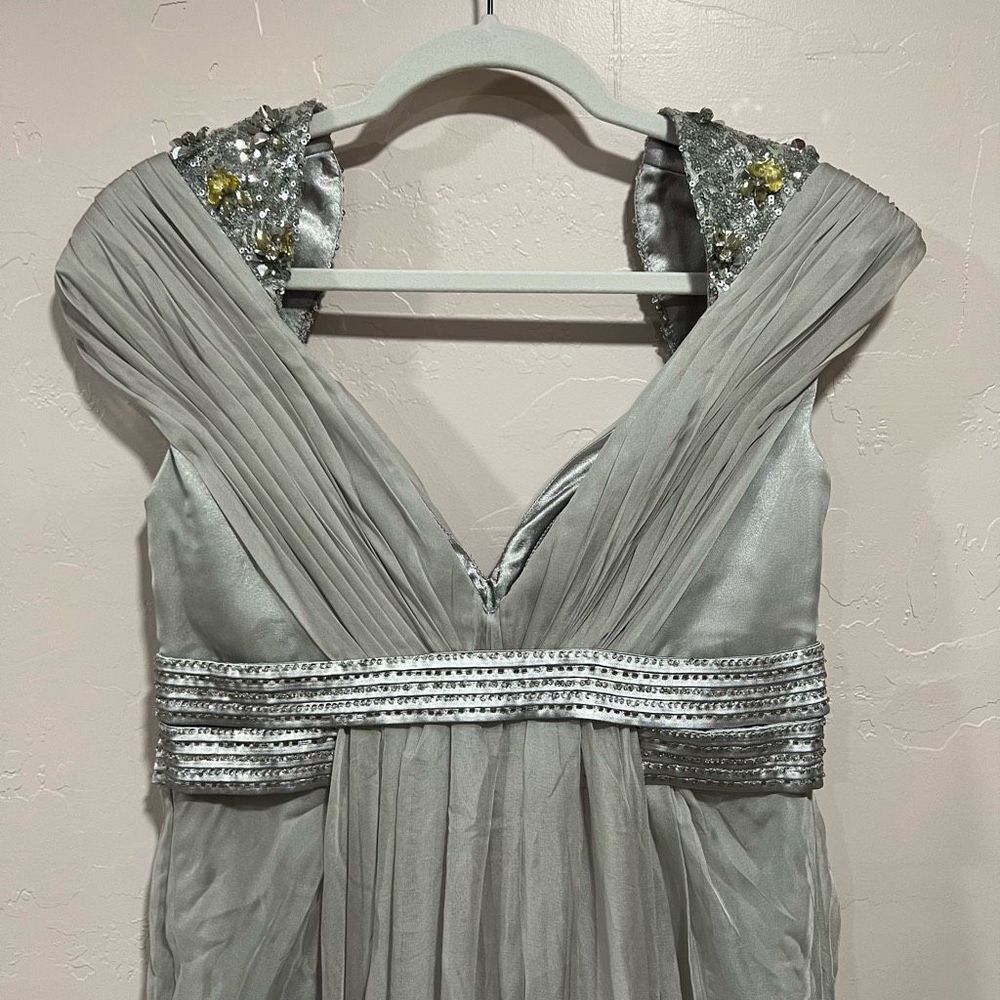 Silver Prom Dress - Picture 6 of 8